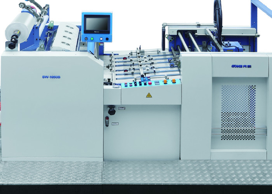 Китай Полноавтоматические термальные стороны машины для производства бумажных ламинатов 2 фильма 6500 * 2200 * 1900ММ поставщик